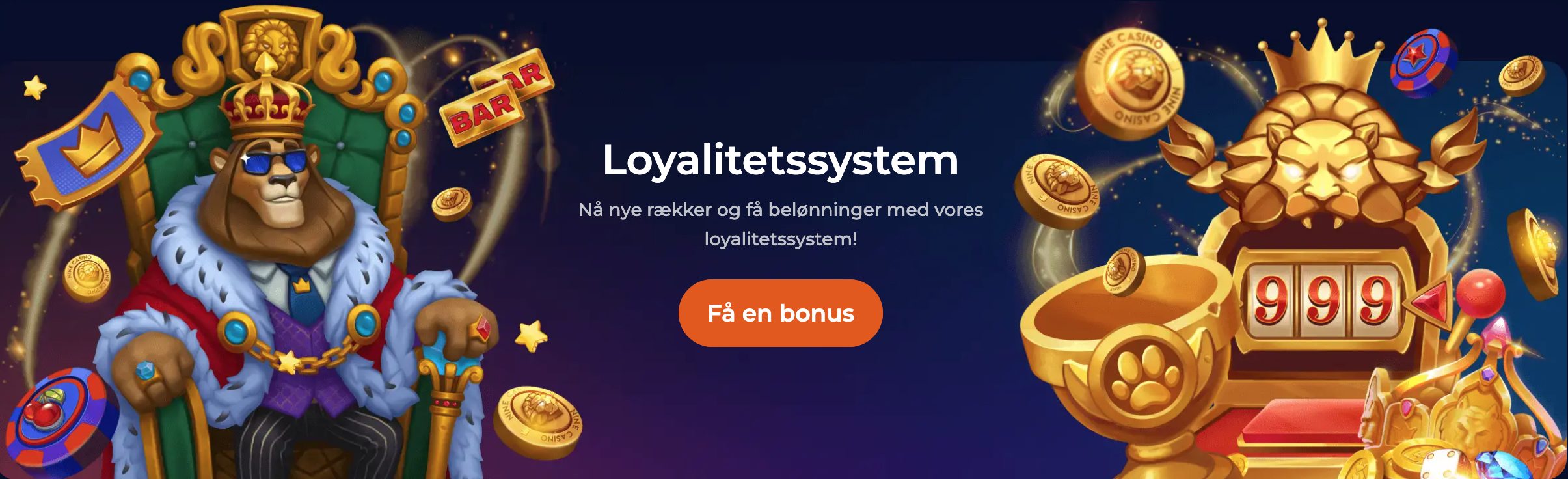 Loyalitetssystem Nine Casino